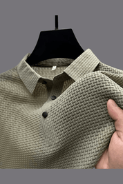 Thierry Dubois | Textured Knit Polo Shirt