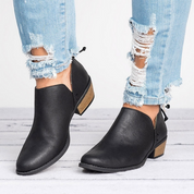 Lauren Silva | Casual Slip-On Ankle Boots For Women