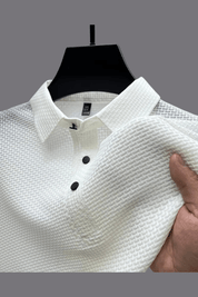 Thierry Dubois | Textured Knit Polo Shirt