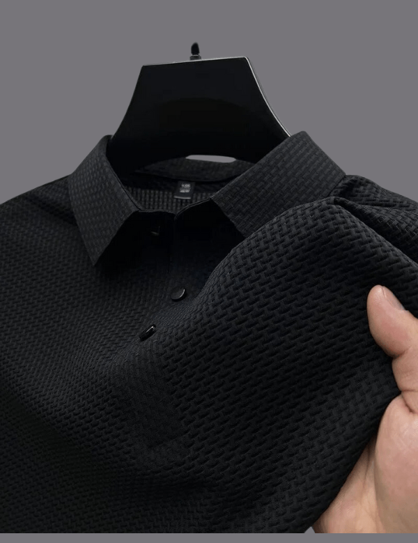 Thierry Dubois | Textured Knit Polo Shirt