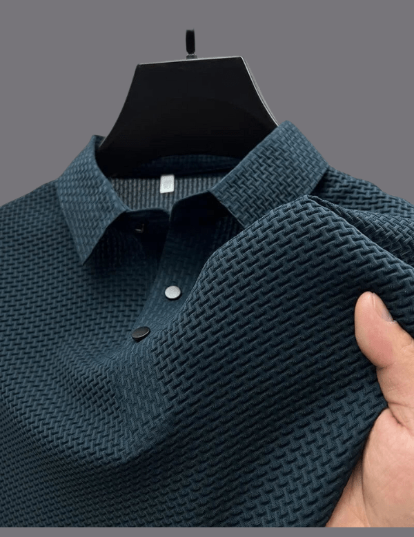 Thierry Dubois | Textured Knit Polo Shirt