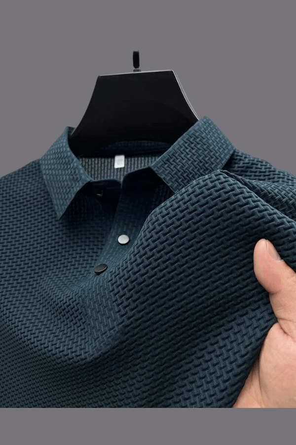 Thierry Dubois | Textured Knit Polo Shirt