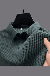 Thierry Dubois | Textured Knit Polo Shirt