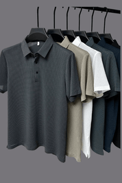 Thierry Dubois | Textured Knit Polo Shirt