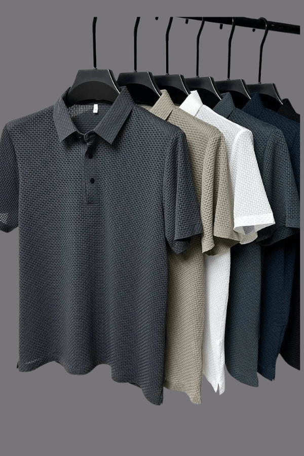 Thierry Dubois | Textured Knit Polo Shirt