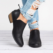 Lauren Silva | Casual Slip-On Ankle Boots For Women