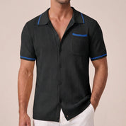 Marco Bellucci | Knit Button Polo Shirt For Men