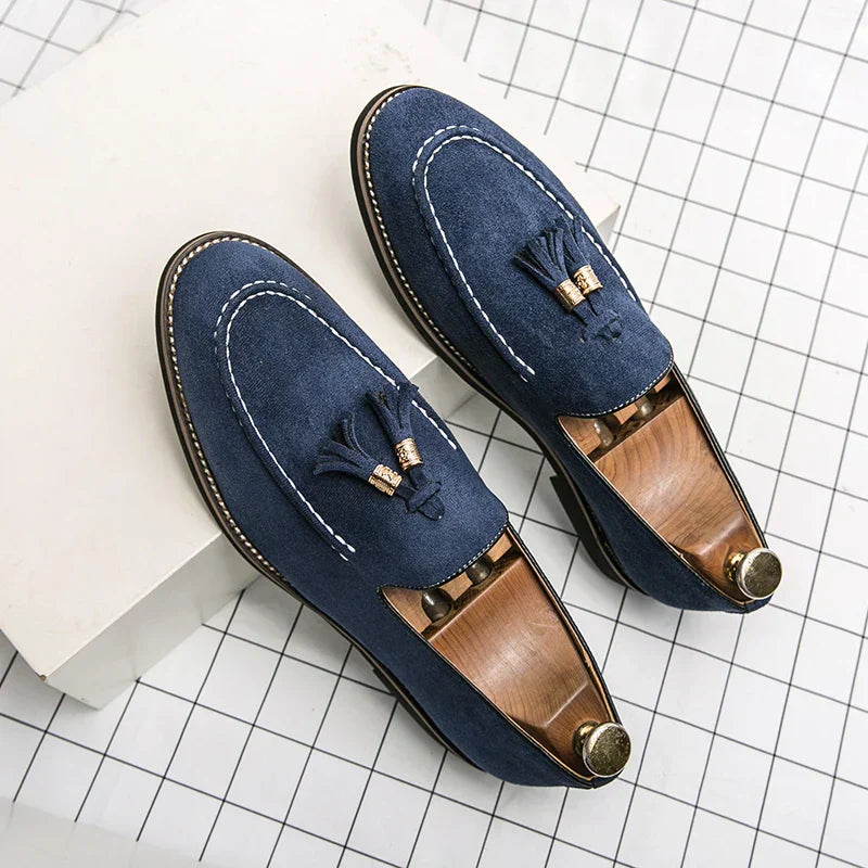 Alessandro Vieri | Suede Tassel Luxe Loafers