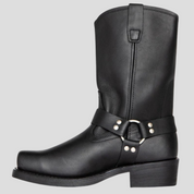 Amelia Blackwood | Leather Biker Boots For Women