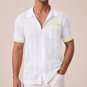 Marco Bellucci | Knit Button Polo Shirt For Men