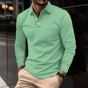 Lucas Bennett | Classic Long Sleeve Polo Shirt