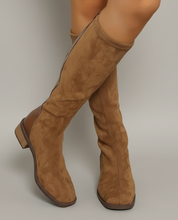 Wendy Sutherland | Brown Suede Knee-High Boots For Women