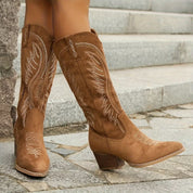 Valerie Garrison | Suede Cowboy Boots For Women