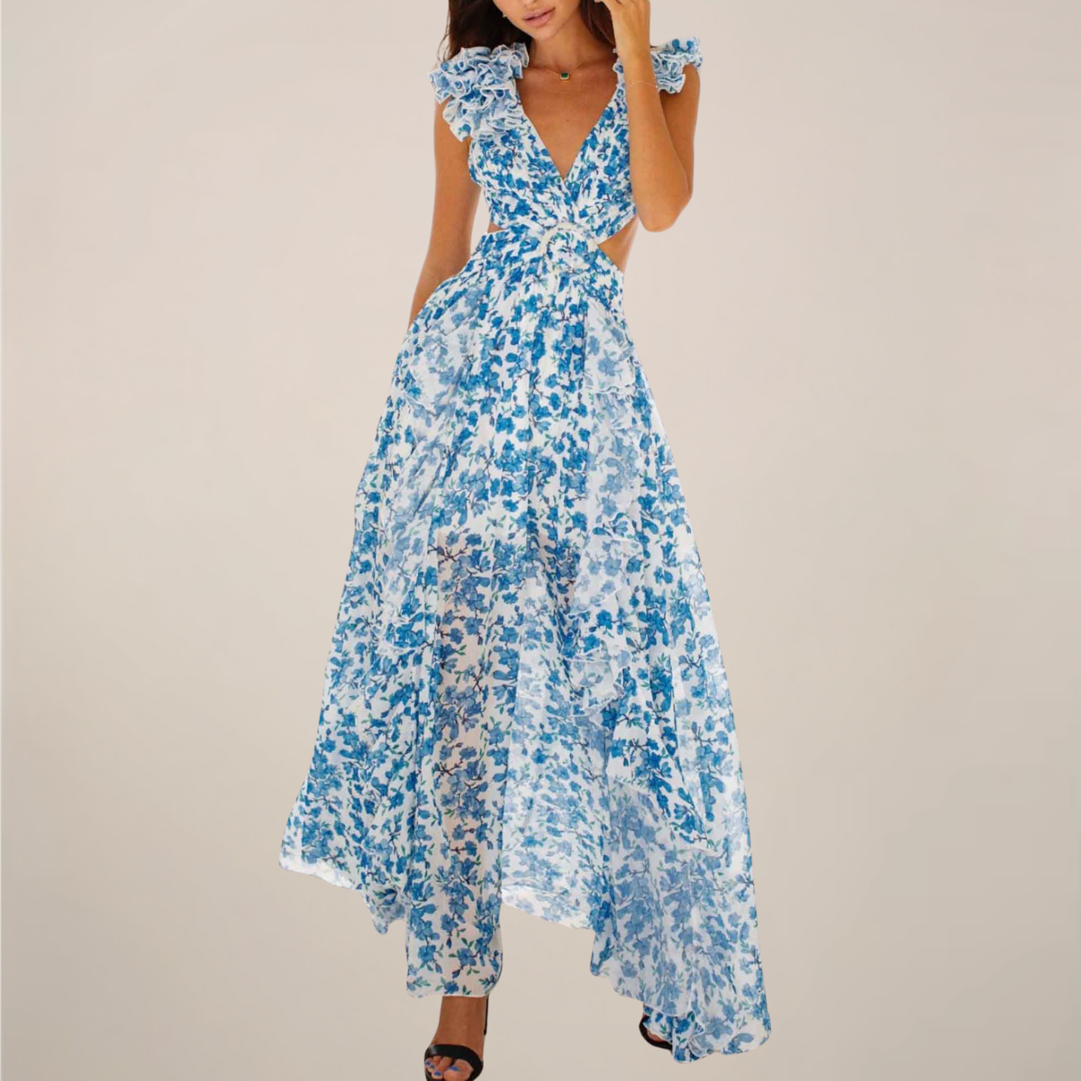 Adriana Salazar | Floral Maxi Dress For Women