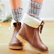 Yvonne Abernathy | Lace-Up Winter Boots For Women