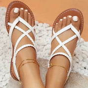 Stephanie Beard | Braided Strap Sandals For Women