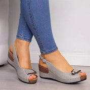 Kaitlyn Kirby | Adjustable Wedge Sandals For Women
