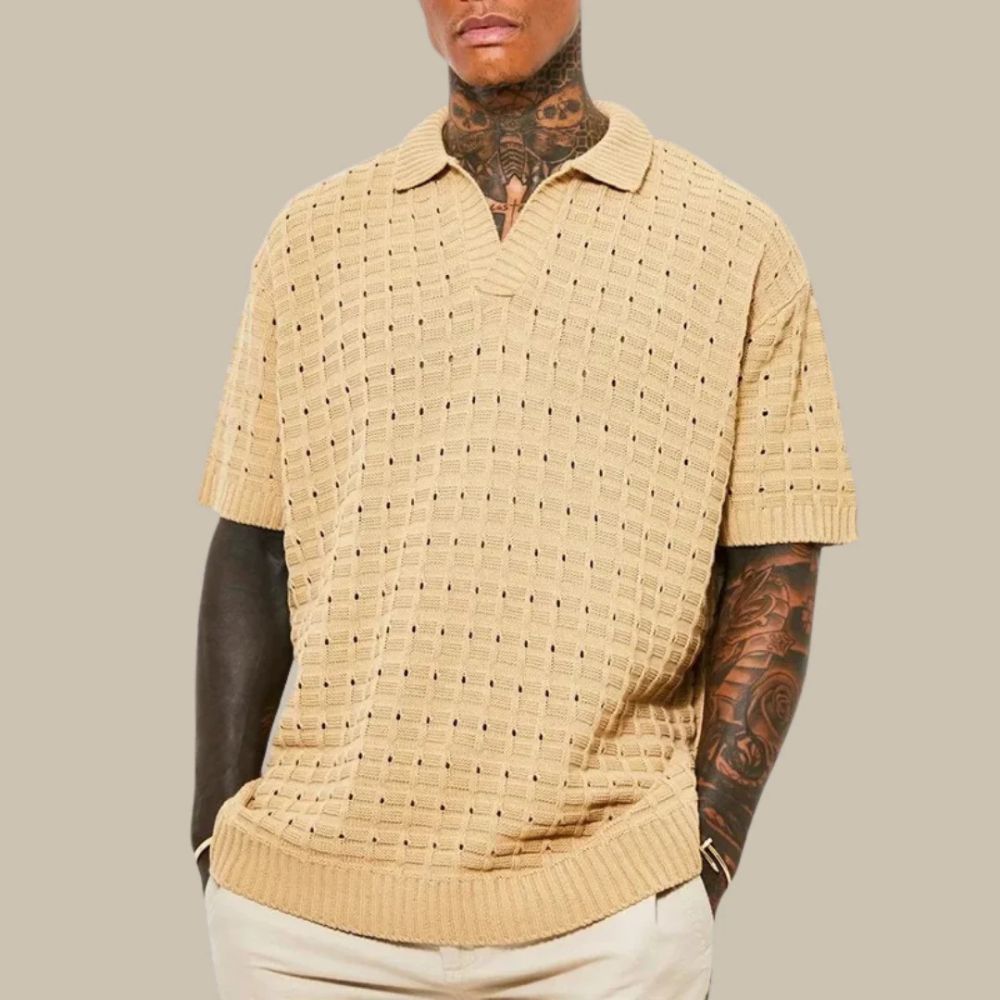 Luca Harrington | Knit Summer Polo Set For Men